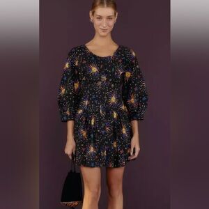 Farm Rio Rainbow Suns Mini Dress XS only worn once
